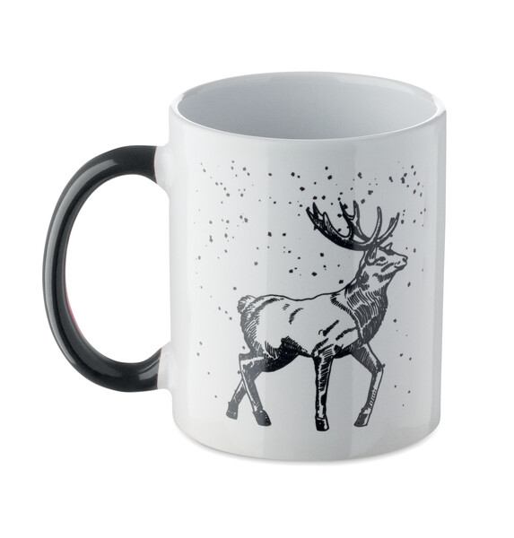 Seasonal ceramic mug 300ml Festimug - Black