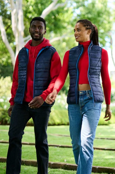 Firedown Down-Touch Insulated Bodywarmer - Seal Blue / Black / S