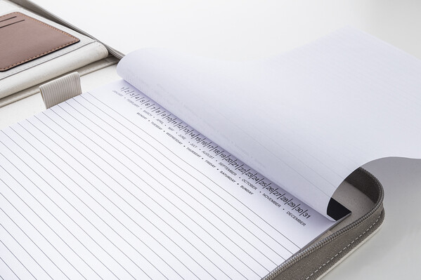 Recycled Canvas Document Folder Carbasa Zip