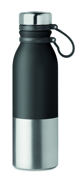 Borraccia doppio strato 600 ml Iceland - Nero