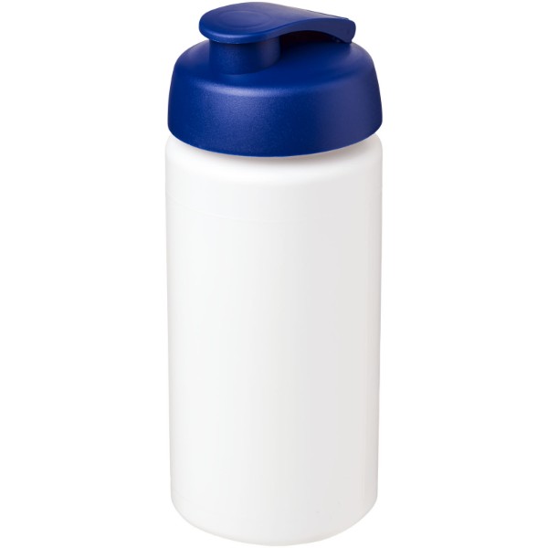 Bouteille de sport Baseline® Plus Grip 500ml - Blanc / Bleu
