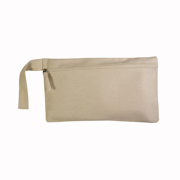 Dokumententasche Aus 100% Baumwolle Mit Reißverschluss Und Praktischem Griff