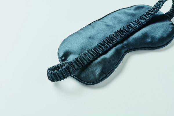 Masque oculaire en polyester Sleepy - Gris Pierre