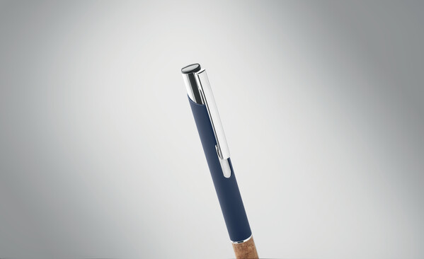 Stylo en aluminium encre bleue Veria - Bleu