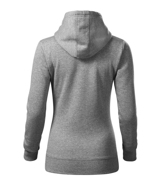 Mikina Dámská Malfini® Cape Free - Tmavě Šedý Melír / XL