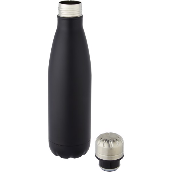 Cove 500 ml vacuum insulated stainless steel bottle - Black