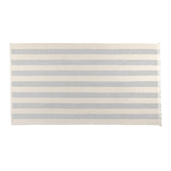Ukiyo Yukari beach towel recycled cotton 100x180cm - Grey