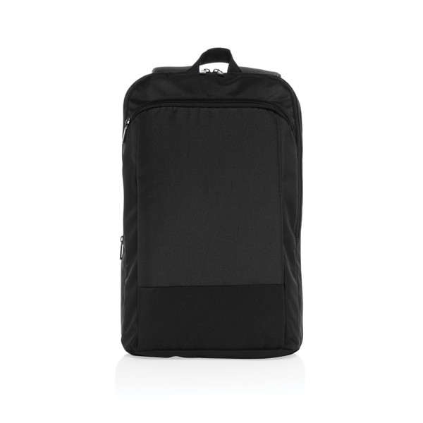 Flexpack Aware™ RPET Expandable Slim 15.6" Laptop Backpack - Black