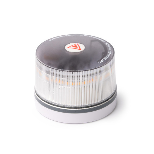 Homologated V16 emergency light with geolocation customised