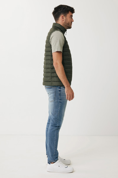 Iqoniq Meru moški telovnik, recikliran poliester - Khaki / 2XL