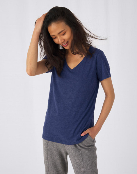 V Triblend / Women T-Shirt - White / L