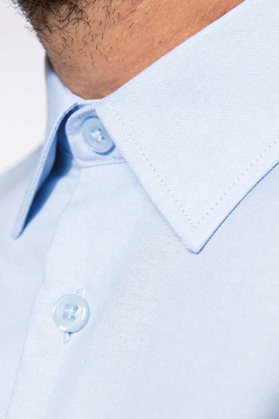 Men Long-Sleeved Easy Care Shirt Without Pocket - White / 2XL