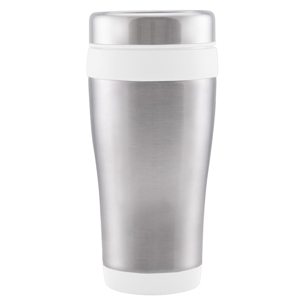 Legend - 475 ml Stainless Steel Tumbler - White / Silkscreen