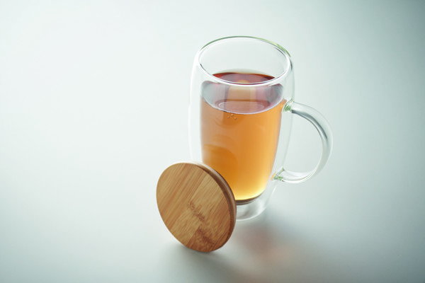 Double wall glass mug 450ml Existing Name