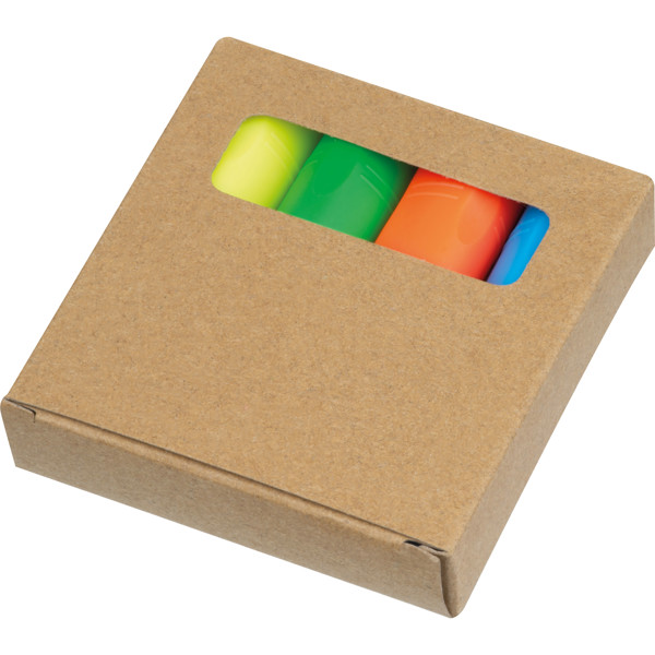 Mini highlighter set SETH - Multicolored