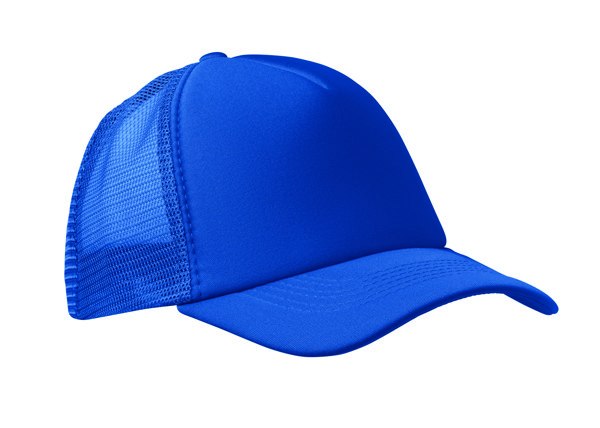 Cappello trucker a 5 pannelli Bubble - Blu Royal