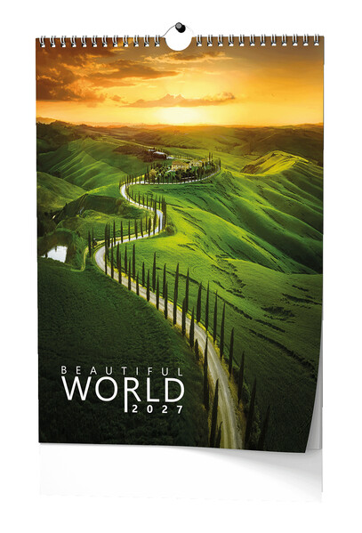 Nástěnný Kalendář - Beautiful World - A3