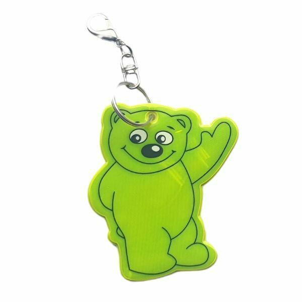 Beary safety keyring - Yellow