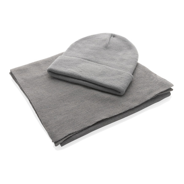 Elles AWARE™ Polylana® scarf 180x30cm - Grey