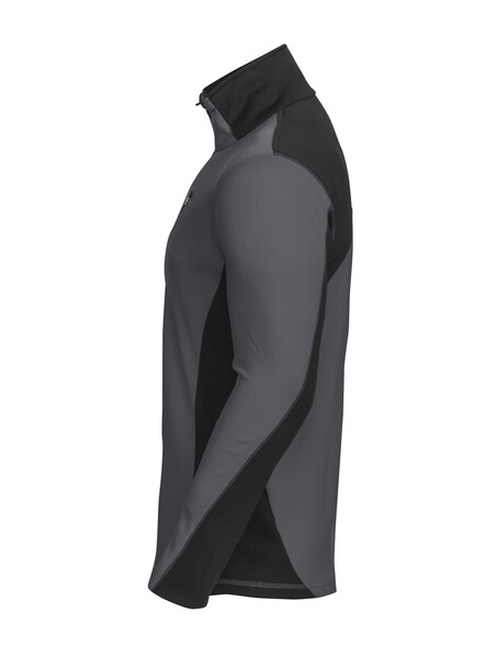 3306 MICRO SWEATER HALF ZIP GREY M