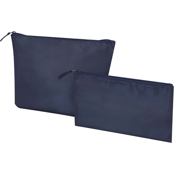 Set de trousses de toilette recyclées GRS Swift - Marine