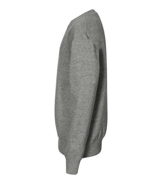 Mikina Dětská Malfini® Crew - Tmavě Šedý Melír / 146 cm/10 let