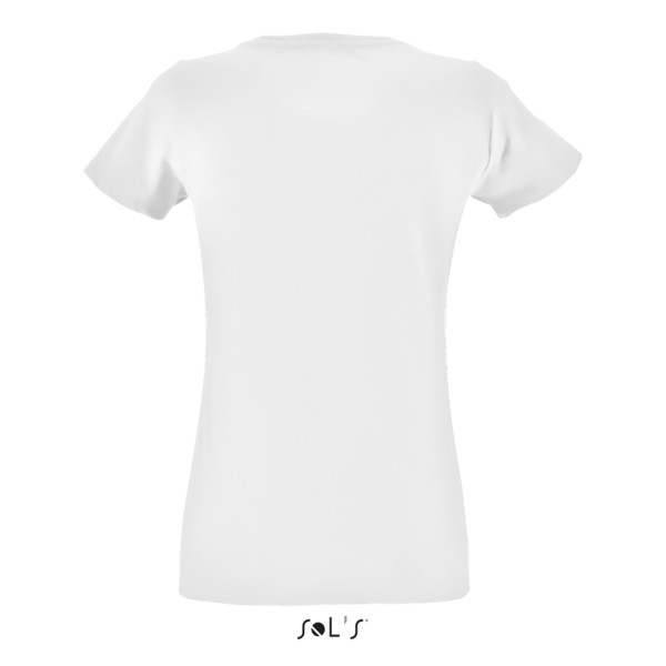 Sol's Regent Fit Women Round Collar Fitted T-Shirt - White / S