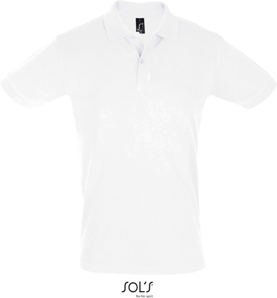 Men's Piqué Polo SOL'S | Perfect Men - White / 3XL