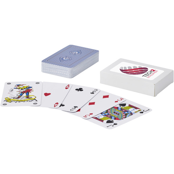 Ace playing card set - White