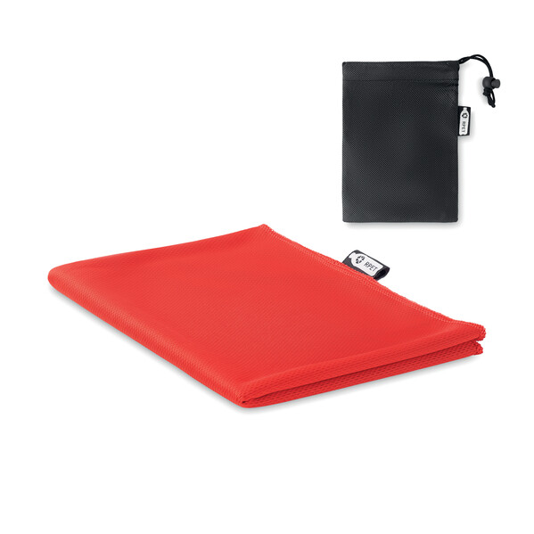 Serviette de sport en RPET Tuko Rpet - Rouge