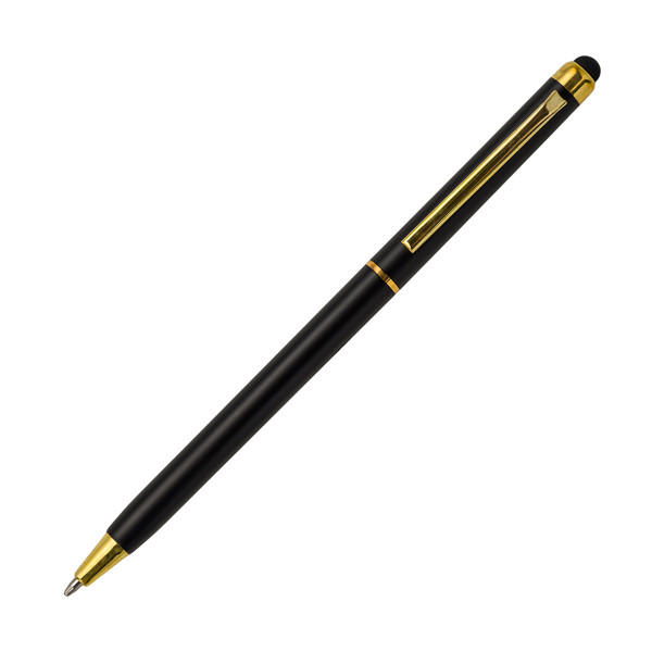 Touch Pointer plastic ballpen - Black