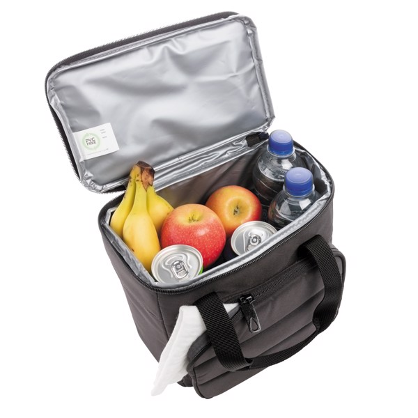 Impact Aware cooler bag, rPET, 9-can capacity - Black