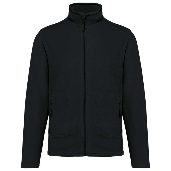 Unisex Eco-Friendly Micro-Polarfleece Jacket - Black / XS