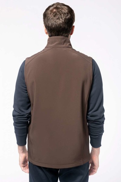 Men's Softshell Bodywarmer - White / 2XL