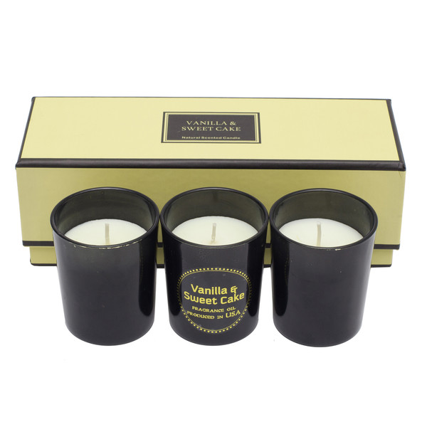Scented candle set - Beige