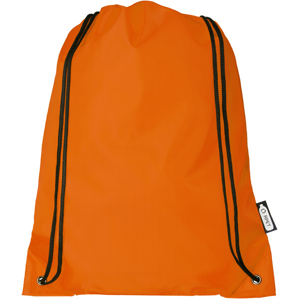 Zaino con cordoncino Oriole in PET riciclato - 5L - Arancione