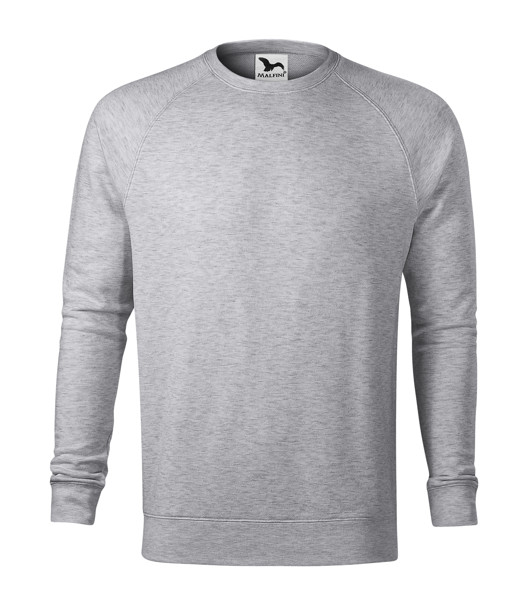 Mikina Pánská Malfini® Merger - Stříbrný Melír / 3XL
