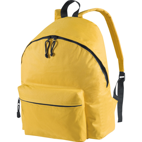 Polyester backpack CRISTIAN - Yellow