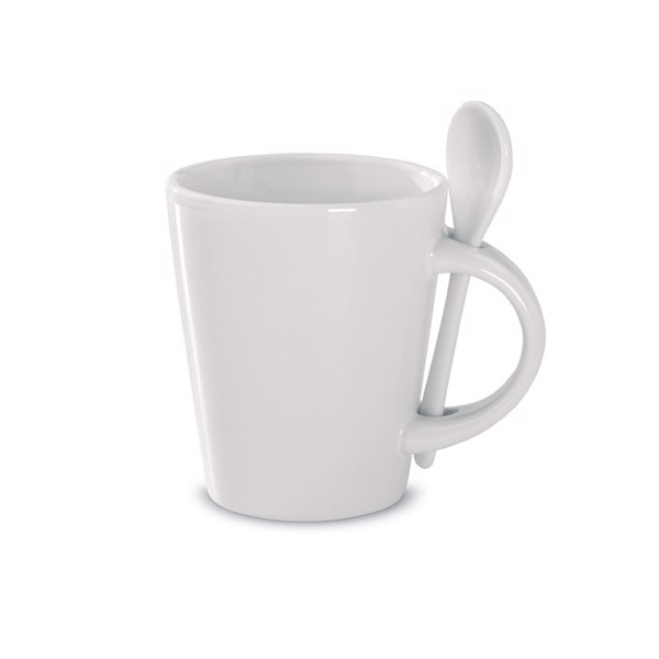 Caneca sublimação com colher Sublimkonik