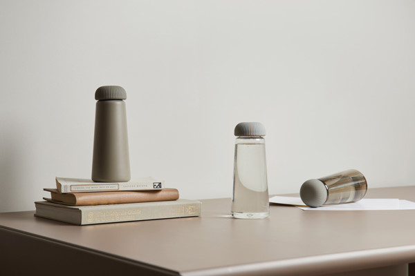 VINGA Erie RCS steel vacuum bottle 450 ML - Grey