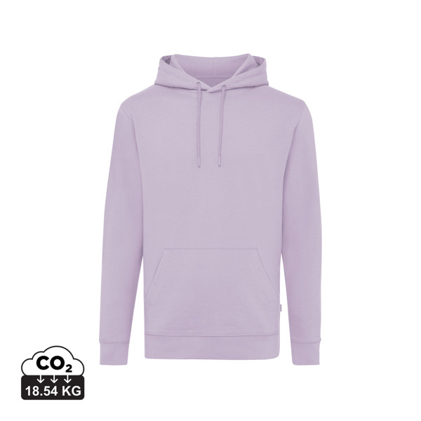 Sweat à capuche en coton recyclé Iqoniq Jasper - Lavender / XS