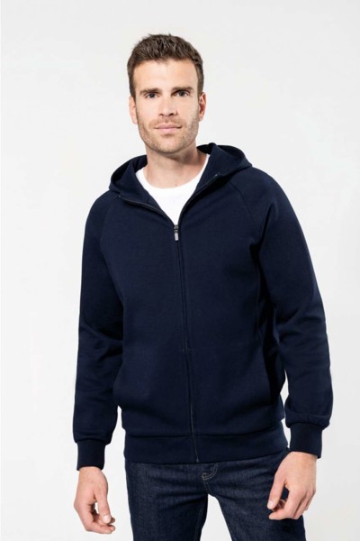 Men's Zipped Hoodie - Deep Navy / M