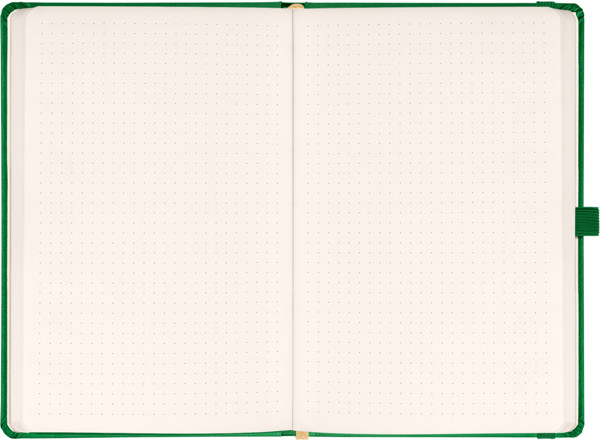 Notique Notes Aprint, Zelený, Tečkovaný, 15 x 21 cm