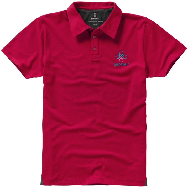 Polo stretch manches courtes homme Markham - Rouge / S