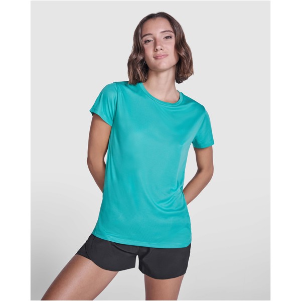 T-shirt a maniche corte da donna Estoril - Verde fluo / S