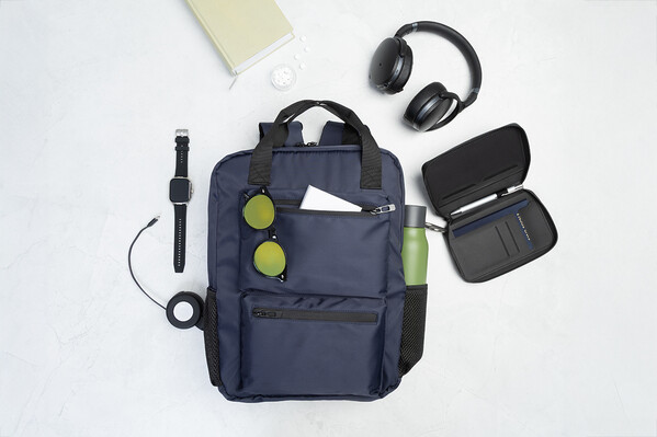 Sac À Dos En Rpet Twill Westing - Bleu Foncé