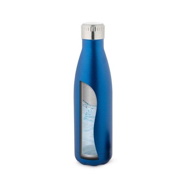 SHOW SATIN. Bouteille en acier inoxydable 540 ml - Bleu