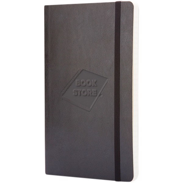 Moleskine Classic L soft cover notebook - squared - Solid Black