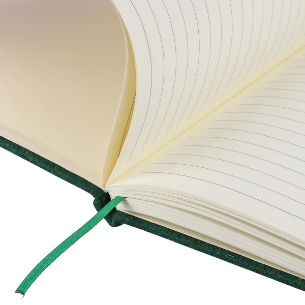 Notitieboek Danio | Gerecycled vilt | A5 | Gelinieerd - grijs