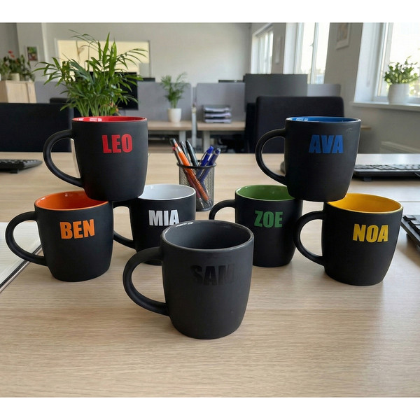 345 ml Esla ceramic mug - White